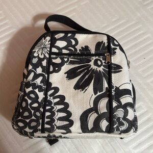 Backpack purse with matching wallet
